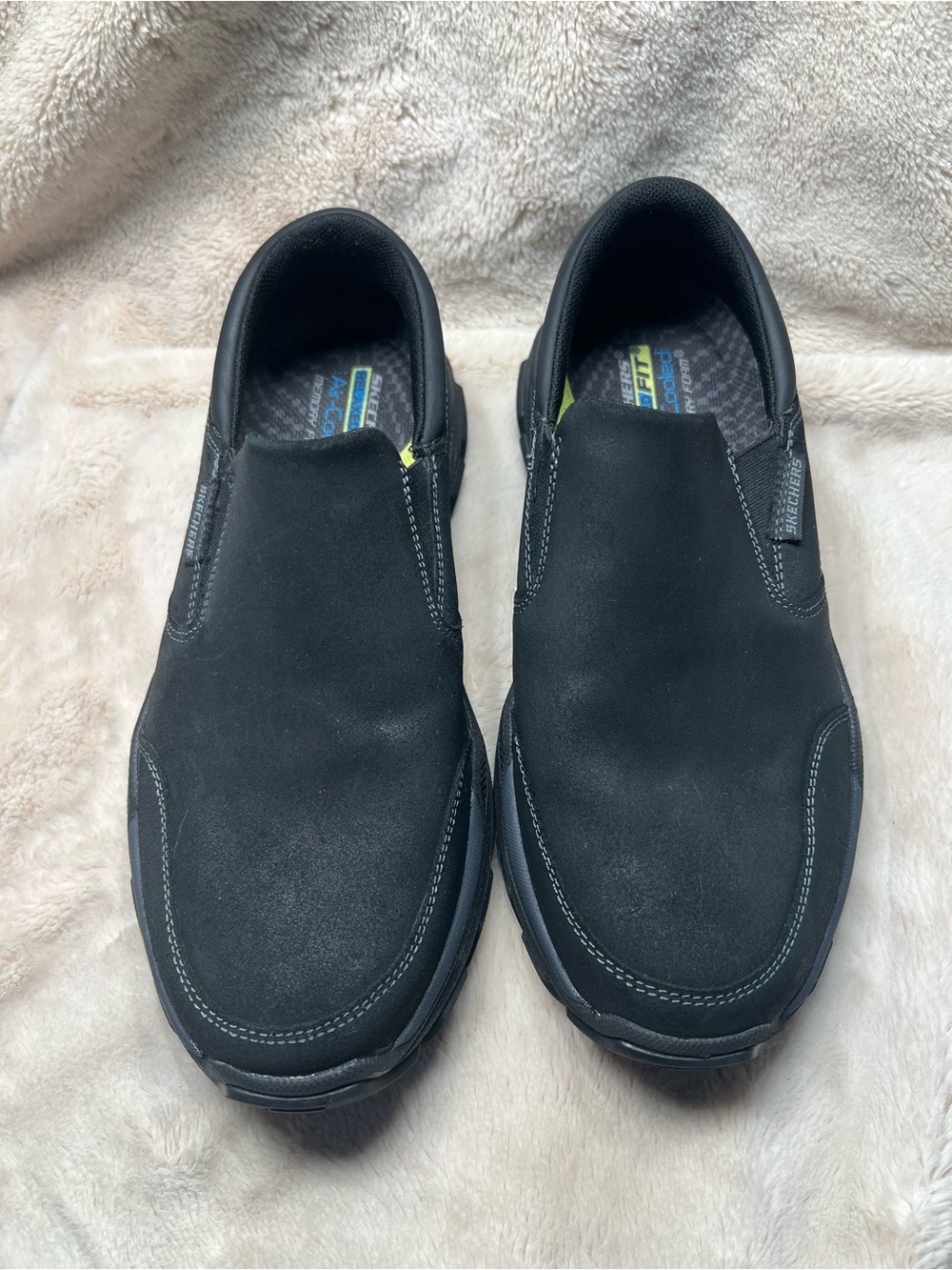 Skechers Respected-Calum leather upper and Goodyear Rubber outsoles size 9.5
